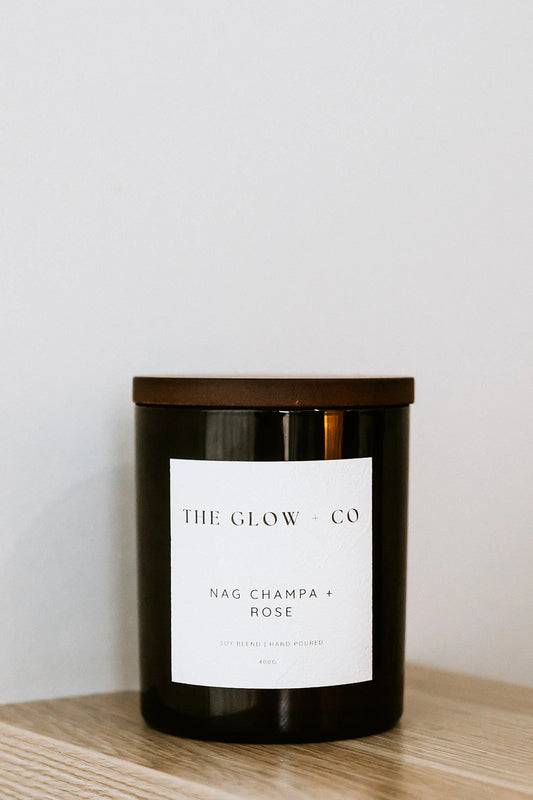 Nag Champa + Rose Candle